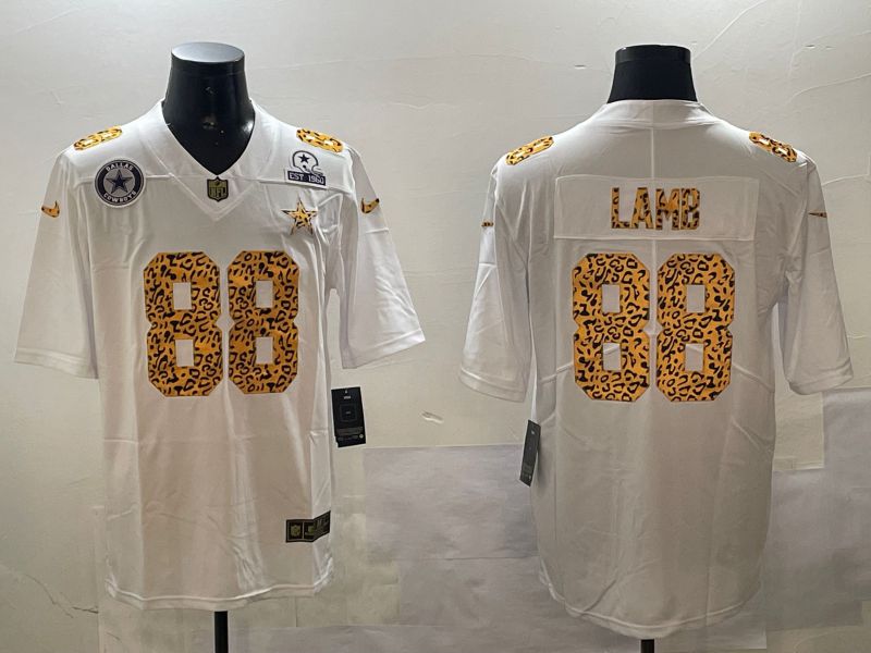 Men Dallas Cowboys #88 Lamb White 2024 Nike Limited NFL Jersey style 01083